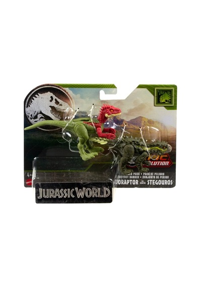 Jurassic World Epic Evolution Danger Pack Tehlikeli Dinazor Eoraptor Vs. Stegouros