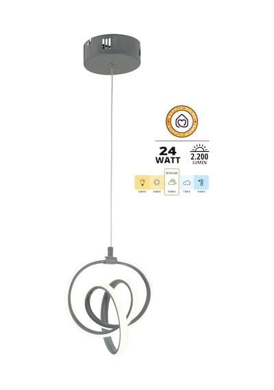Modern Led Sarkıt Avize 23x80 Cm Ayarlanabilir Gövdeli, 24w 6500k Beyaz Işık, Power Led Tekno Diğer