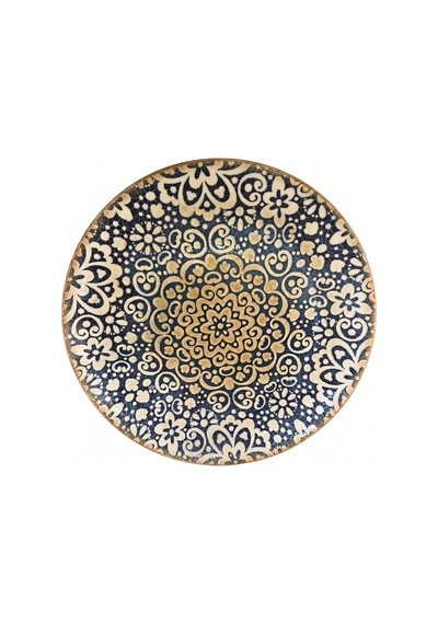 Büyük Düz / Servis Yemek Tabağı/bonna Mandala Desenli Büyük Düz Servis Tabağı Alhambra Gourmet Flat