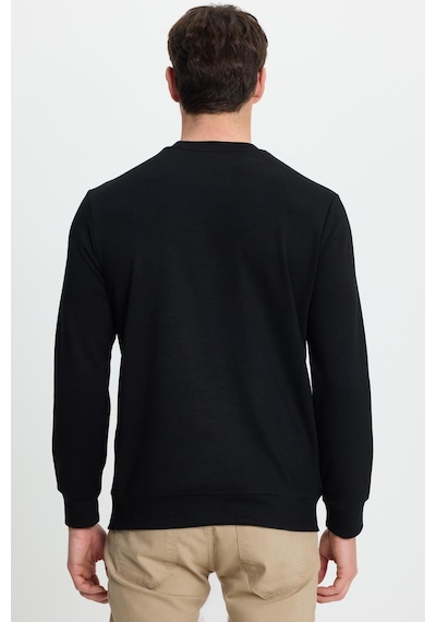Tudors Erkek Relax Fit Rahat Kesim Uzun Kollu Ekstra Yumuşak Bisiklet Yaka Siyah Sweatshirt-41866 Siyah Tudors Erkek Relax Fit Rahat Kesim Uzun Kollu Ekstra Yumuşak Bisiklet Yaka Siyah Sweatshirt-41866 Siyah