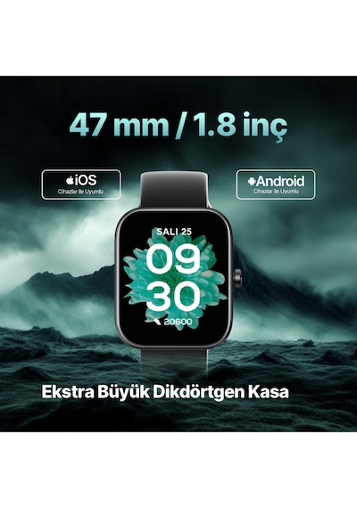 Ttec 2S09WS Tempus 47 MM Dikdörtgen Kasa Akıllı Saat