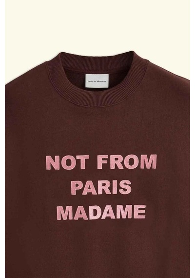 American Rag Cie Le Sweat Slogan: Relaxed Fit, Pamuklu Ve Şık Tasarımlı Sweatshirt Bordo