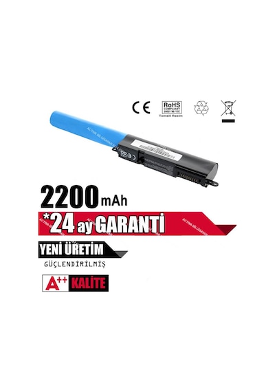 Ozturkbulent Retro Asus Uyumlu X540La. X540Lj. X540Sa. A31N1519 Notebook Bataryası