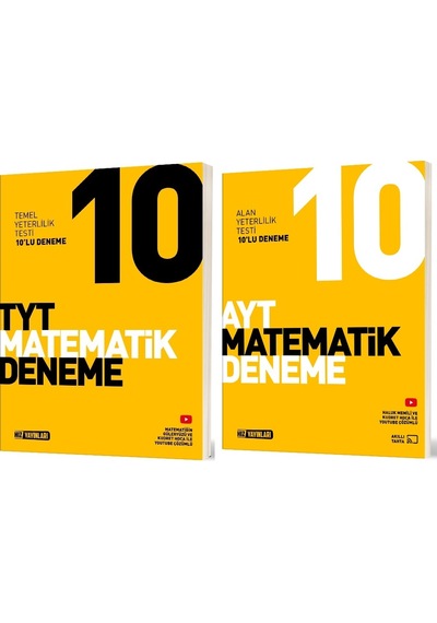 Hız Yayınları Tyt Matematik + Ayt Matematik Deneme Seti 2 Kitap
