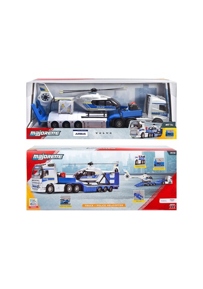 8503716004038 Volvo Truck + Airbus Police Helicopter