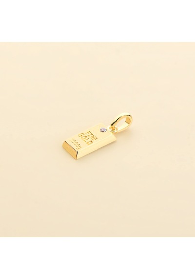 14 Ayar Altın Külçe Fine Gold Kolye Ucu 0,72 Gr-6644