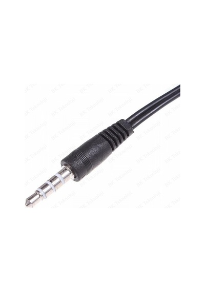 3.5mm Stereo Kulaklık Mikrofon Ses Ayırıcı Kablo Adaptörü