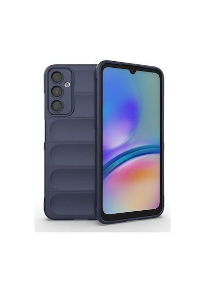 Galaxy A16 Kılıf Esnek Tpu Oyuklu Arka Yüzey Tasarımlı Zore Etnik Silikon Kapak Lacivert