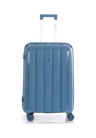 Mçs Group Mçs Valiz Orta Boy Kırılmaz Pp Silikon Bavul V305 Sky Blue