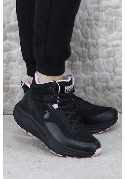U.s. Polo Assn. Rgerrard Hı Wmn Rahat Waterproof Outdoor Kadın Bot Siyah - Pembe