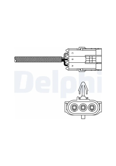Renault Twingo 1 Oksijen Sensoru 1.2 1997-2002 Delphı Es1099212b1