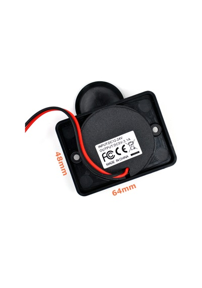 12v 24v Dc Usb 3.1a Şarj Port Işıklı Düz Taban