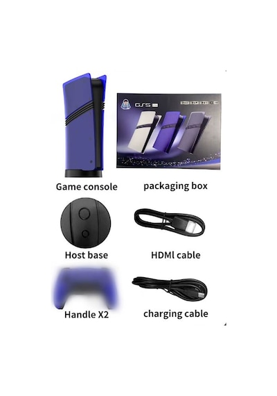 Hadron Gs5 Ultra Retro Oyun Konsolu Ps2, Psp, Ps1 128 Gb Çift Gamepad Kırmızı Renk