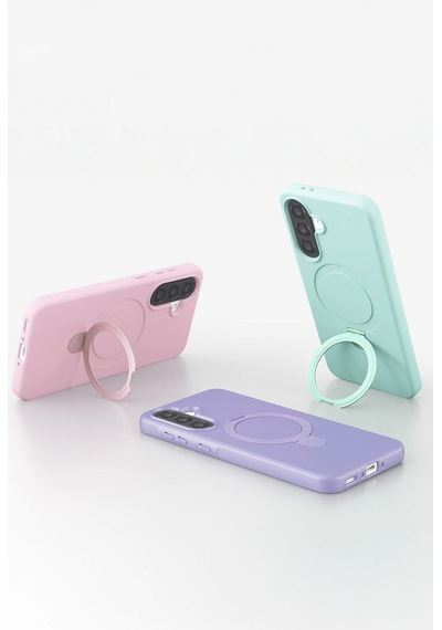Samsung Galaxy Uyumlu A37 5g Regal Magsafe Standlı Kapak - Çöl Titanyum Kılıf