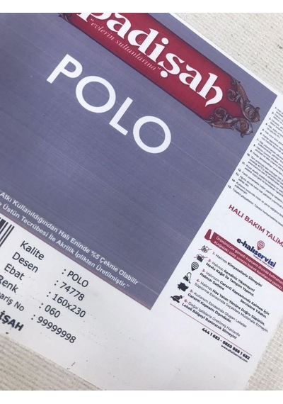 Padişah Halı Polo 74778 060 Serisi Akrilik Salon Oturma Yatak Odası Halısı Krem