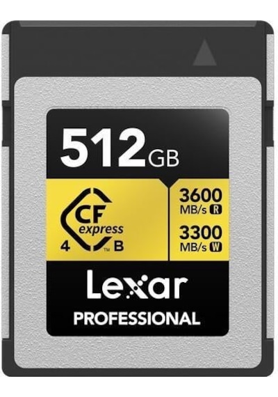 Lexar 512gb Professıonal Gold Lcxexp4512g- Rneng Cfexpress 4.0 Type-b Kart