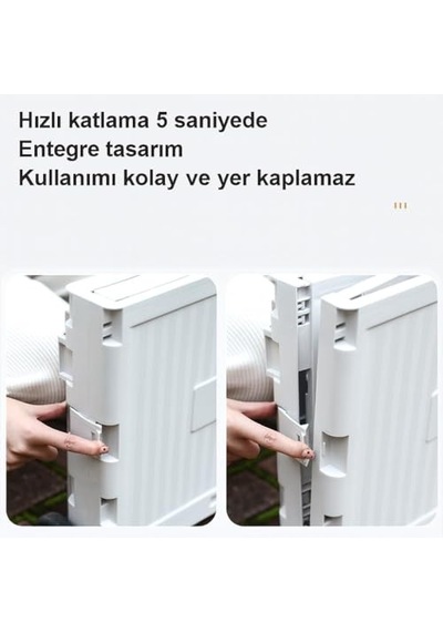 Valkyrie Katlanabilir İki Tekerlekli Alışveriş Ve Depolama Çantası Kapaklı Teleskopik Çekme Kolu Kamp Plaj Çok Amaçlı Beyaz Sku: Smgstk00a49c5d56 Açık Mavi