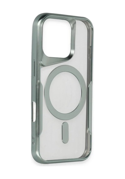 Apple İphone 16 Plus Kılıf Boyi Magsafe Silikon Kapak - Kahverengi 0.2M-Çok Renkli