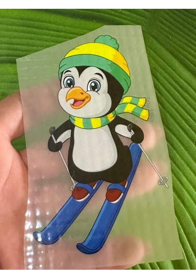 2 Adet Ütü İle Yapışan Ördek Transfer Baskı Arma 12x6 Cm