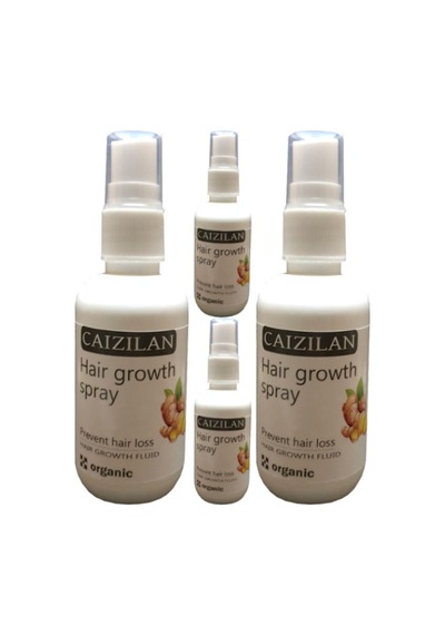Hair Growth Spray 4 Adet Zencefil Özlü Saç Boyutu İçin Sprey 50 Ml