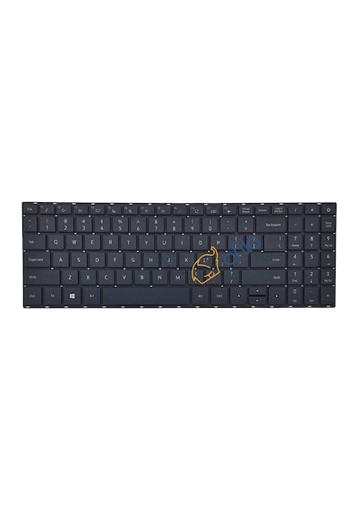 Monster Huma H5 V3.2 Uyumlu Notebook Klavyesi, Laptop Tuş Takımı Siyah Tr Işıklı