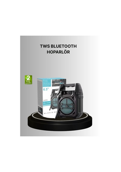 15w Güçlü Ses Çıkışlı Bluetooth Hoparlör Fm Radyo Mikrofon Destekli