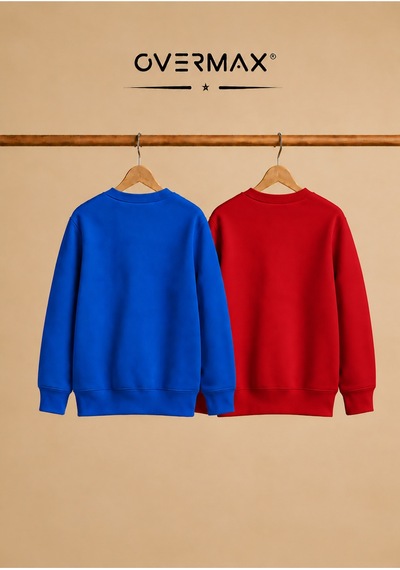 Overmax 2 Li Kapüşonsuz Sweatshirt Seti Çocuk Unisex - 3-12 Yaş Saks Mavi-kırmızı - 920169697 Saks Mavi-kırmızı Overmax 2 Li Kapüşonsuz Sweatshirt Seti Çocuk Unisex - 3-12 Yaş Saks Mavi-kırmızı - 920169697 Saks Mavi-kırmızı