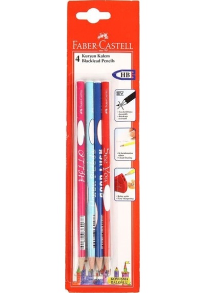 Kurşun Kalem Konuşma Balonu 4 Lü Set Nocolor-88c2298f