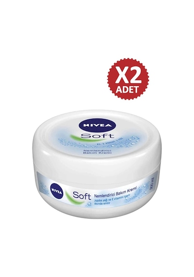 Nivea Soft Nemlendirici Bakım Kremi 300 Ml - 2adet