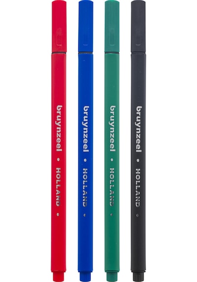 Bruynzeel Fineliners 4'Lü Temel Renkler Kalem Seti 60241004