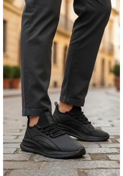 Tuğba Ortopedi 101-1 Genç Rahat Sneaker Siyah
