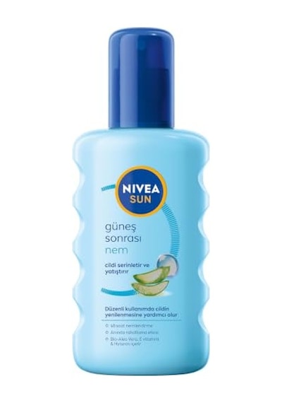 Nıvea Sun Ferahlatıcı Güneş Sonrası Vücut Spreyi 200ml, Nemlendirici, Aloe Vera, Hyaluron