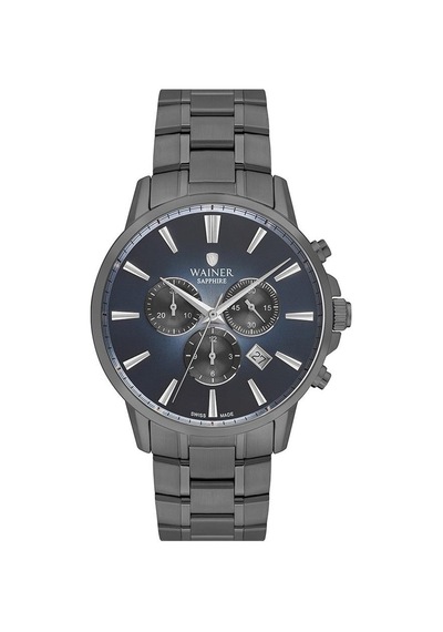 Wainer Wa.19333-d Erkek Kol Saati , Swiss Made , Safir Cam Füme