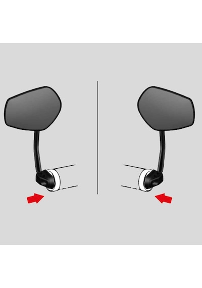 Lexis Flank 104 Universal Gidon Ucu Bağlantılı Bisiklet/e-bike/e-scooter/atv/motosiklet Aynas
