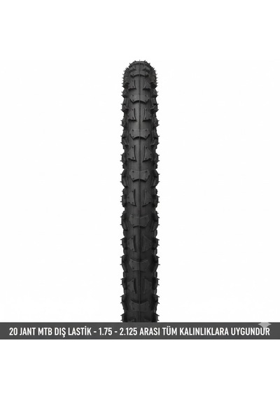 20 Jant Bisiklet Dış Lastik 20x1.75 1.90 1.95 2.125 Uyumlu Çocuk Bisikleti Mtb Dişli Lastiği 1 Adet