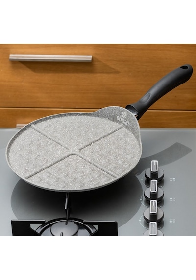 Emsan Rosa 26cm Granit Waffle Tavası Gri