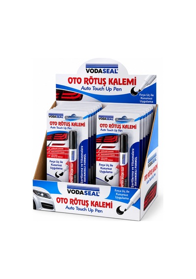 Diyarı  Metalik Siyah Oto Rötuş Kalemi Fırça Uçlu 5 Ml 12'li Paket Kp-13-4562