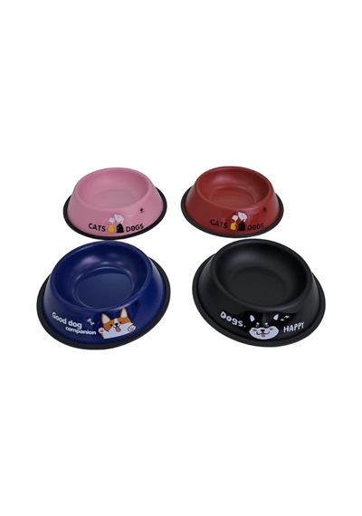 Kedi Ve Köpekler İçin Renkli Mama Kabı 22 Cm