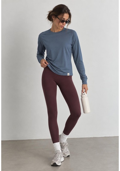 Alexandergardi Kadın Activewear Bisiklet Yaka Üst İndigo