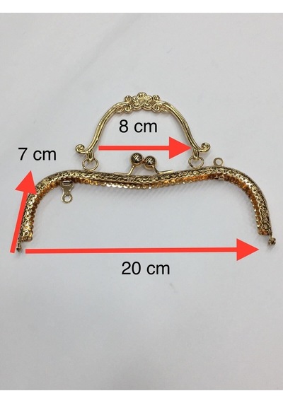 Karantuhafiye Çanta Ve Cüzdan Klipsi Kuluplu Çiçek Model Rosegold Rosegold Çok Renkli