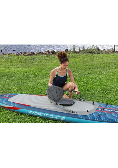 Hydro-force 10" X 33" X 6" / 3.05m X 84cm X 15cm Oceana 10" 2-in-1 Stand-up Paddleboard & Kayak Set