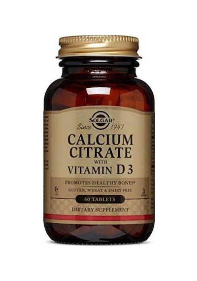 Solgar Calcium Citrate 250 MG Vitamin D3 60 Tablet