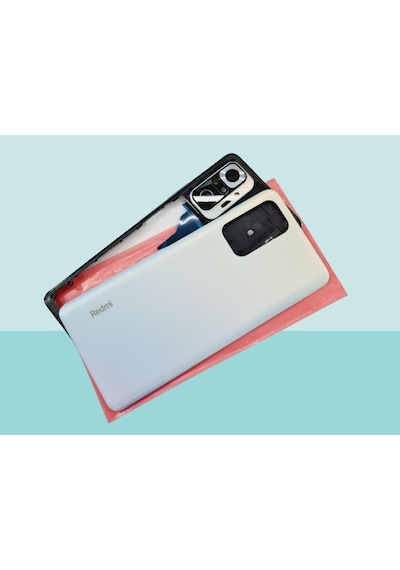 Xiaomi Redmi Note 10 Pro 4g Uyumlu Full Kasa Arka Kapak Batarya Kapağı - Beyaz Çok Renkli
