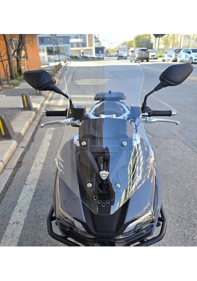 Motocam Rks Freccia Ön Cam 2022-2026 Model 55cm Şeffaf Renkli 4mm Kısa