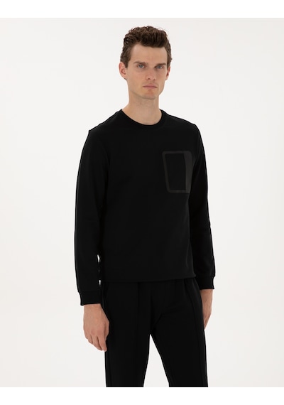 Pierre Cardin Erkek Siyah Sweatshirt 50317658-vr046 Siyah