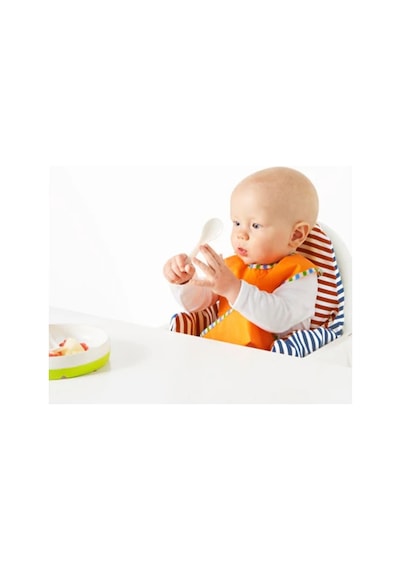 Börja Bebek Mama Kaşığı 2 Li Paket Beslenme Kaşığı 2 Adet Çok Renkli