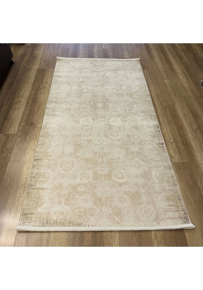 Hoom Rugs Decor 1135 Vizon Yün Tuşeli Pamuk Taban Halı Vizon