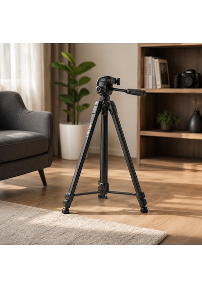 Hepu Hp-t04 Profesyonel Tripod 173 Cm 360 Top Kafa Ağırlık Kancalı Telefon Uyumlu