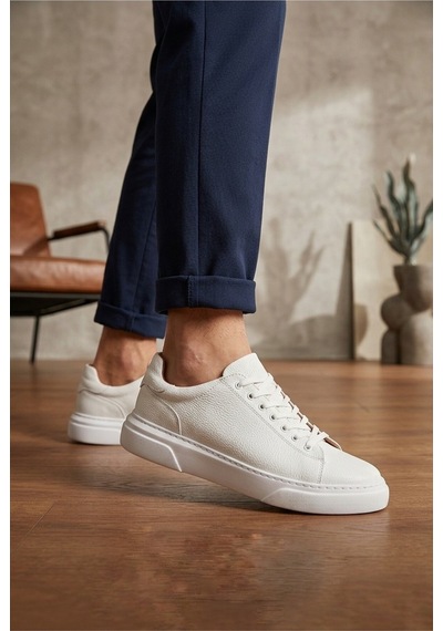 DMR Elegance Blf-010 Erkek Sneaker Günlük Casual Spor Ayakkabı Beyaz Rekli