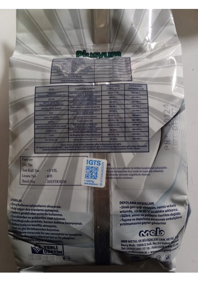 Mebor Plusyum 5 Kg - 5-5-0+ 5mgo +5b+5zn Npk Gübresi 5 KG